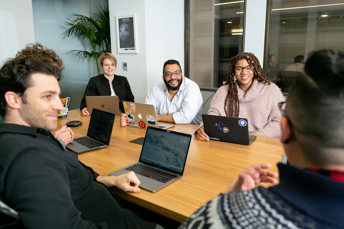 Team working in an office